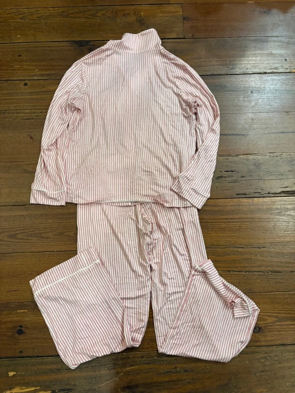 Auden Red & White Striped Women's Pajama Set - Picture 8 of 8
